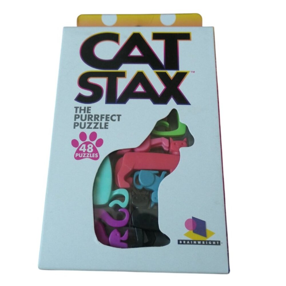 Brainwright - Cat STAX - The Purrfect Puzzle game-NWT